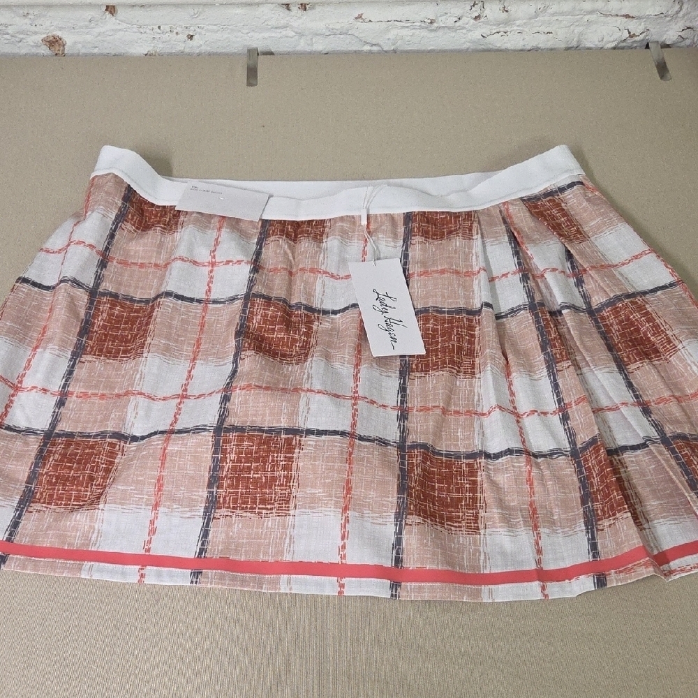 Lady Hagen Plaid Golf Skort Size XXL